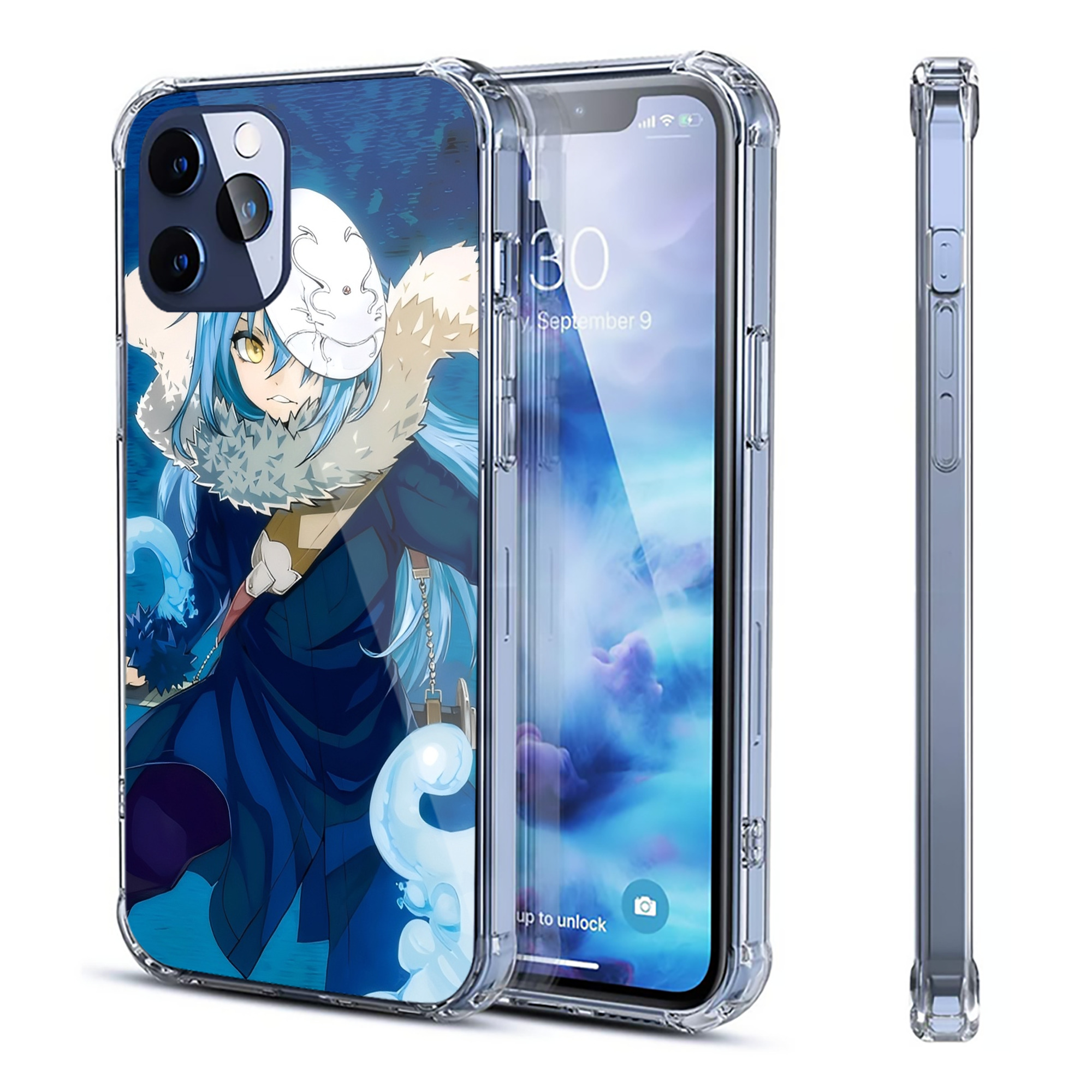 （画像用） 転スラ Regarding Reincarnated to Slime 【iPhone 12シリーズ対応】透明スマホケース（クリアソフトケース）